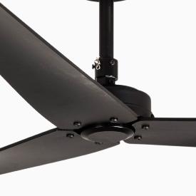 Ventilador MILOS Negro FARO - Motor DC Ø132cm.