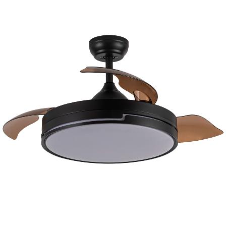 Ventilador OLIMPIA Negro Fabrilamp - Motor DC Ø109cm