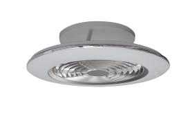 Ventilador Alisio Mini Mantra - Gris Luz LED 52cm.Ø