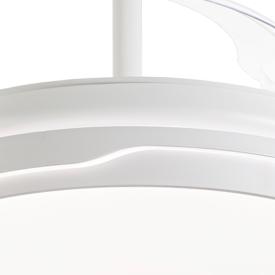 Ventilador retractil ALEMAR Lima Blanco Luz LED Ø50-106 cm