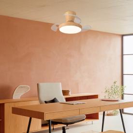 Ventilador retractil ALEMAR Cabrio Madera Luz LED Ø28-71 cm