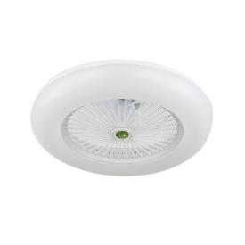 Ventilador Raki Blanco Fabrilamp - Ø55cm Luz LED