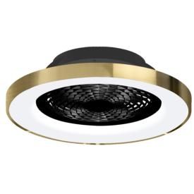 Ventilador Tibet Mantra - Oro / Negro LED Domotico 63cm.Ø