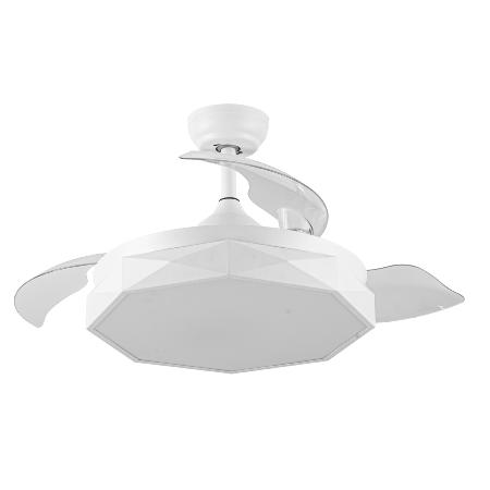 Ventilador NASHI Blanco Fabrilamp - Motor DC Ø107cm