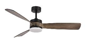 Ventilador Oriente Negro Fabrilamp - Motor DC Ø132cm