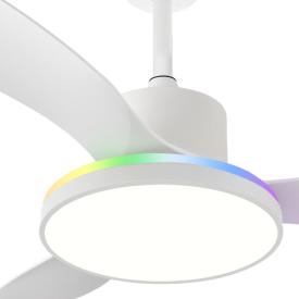 Ventilador Mandala Blanco Fabrilamp - Motor DC Ø120cm