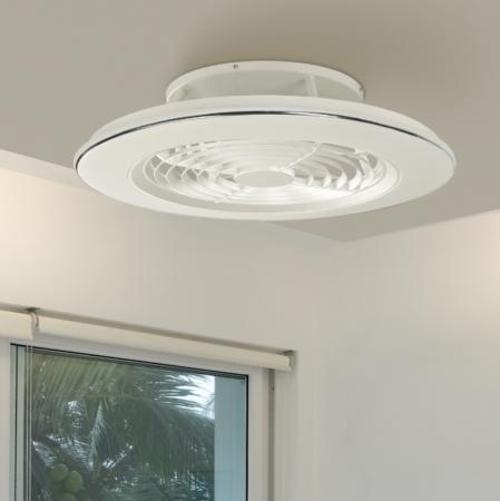 Ventilador Alisio Mantra - Blanco Luz LED 63cm.Ø