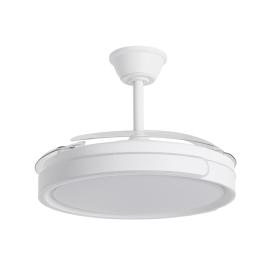 Ventilador retractil ALEMAR Samana Blanco Luz LED Ø50-107 cm