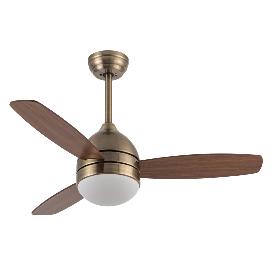 Ventilador Maestral Oro Envejecido Fabrilamp - Motor DC Ø107cm