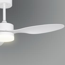 Ventilador de techo ALEMAR Valcano Blanco Luz LED Ø107 cm