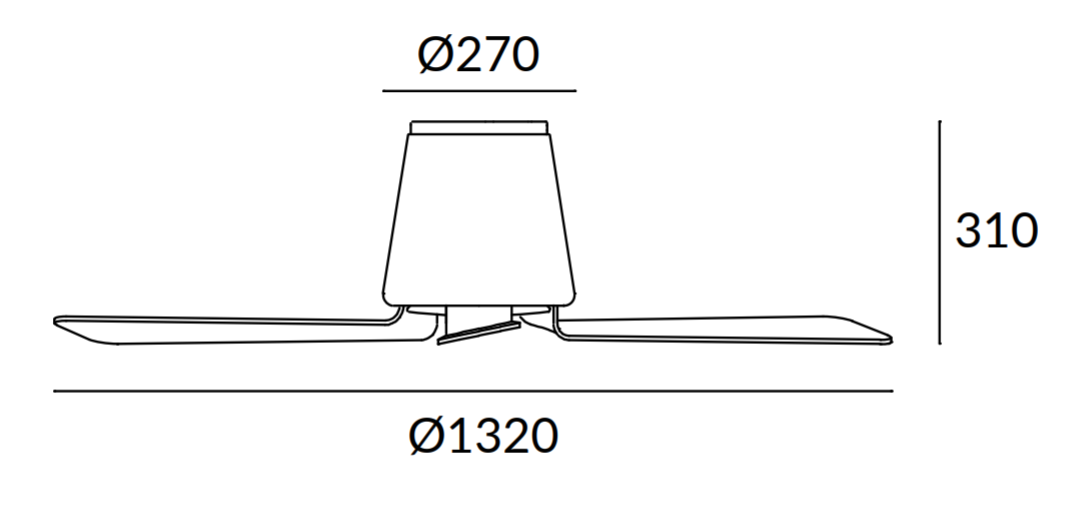 medidas ventilador Tiga Leds-c4