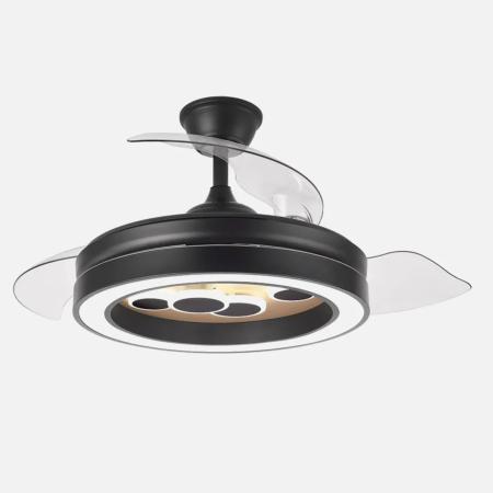 Ventilador Cupido Fabrilamp Negro - Motor DC Ø107cm