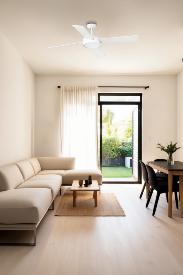 Ventilador HYDRA Blanco FARO - Motor DC. luz LED 133cm. Ø