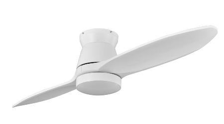 Ventilador Nordic Blanco Fabrilamp - Motor DC Ø132cm