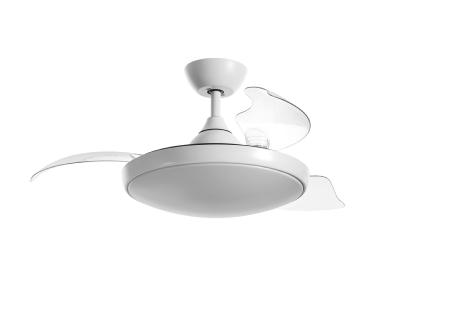 Ventilador MDC - Pisa Blanco aspas retractiles 107cm.Ø