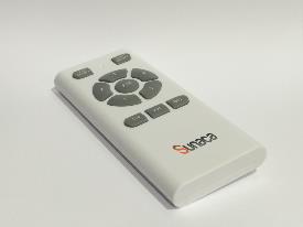 Ventilador POPIA blanco SUNACA - Motor DC. luz LED 132cmØ.