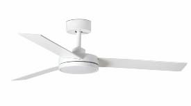 Ventilador Barth Blanco FARO - Motor DC. luz LED 132cm. Ø