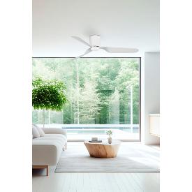 Ventilador de techo Pemba FARO, motor DC. Luz LED Ø132cm