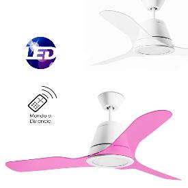 Ventilador Tiga Aspa Magenta LEDS-C4 Ø132cm