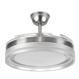 Ventilador Cerrato Fabrilamp Niquel - Motor DC Ø49-107cm