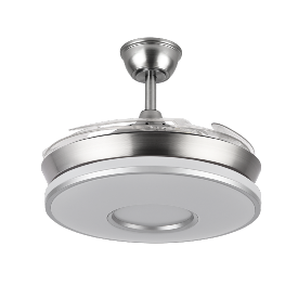 Ventilador Dani Mini Fabrilamp Niquel - Motor DC Ø91cm