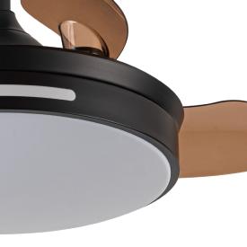 Ventilador MICENAS Negro Fabrilamp - Motor DC Ø109cm