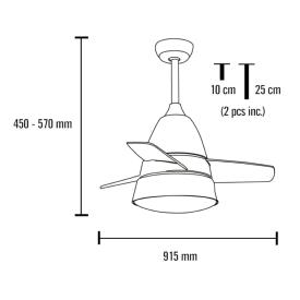 Ventilador Alize MIMAX Ø91.5cm