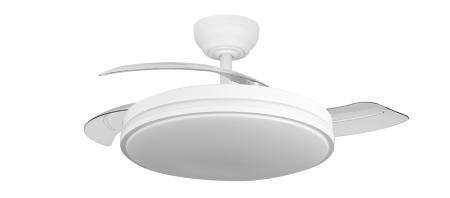 Ventilador Parlatore Blanco Fabrilamp - Motor DC Ø48-107cm