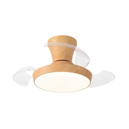 Ventilador retractil ALEMAR Cabrio Madera Luz LED Ø28-71 cm