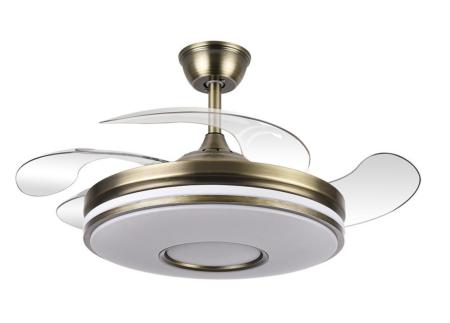 Ventilador Dani Fabrilamp Oro envejecido 4 Aspas - Motor DC Ø108cm
