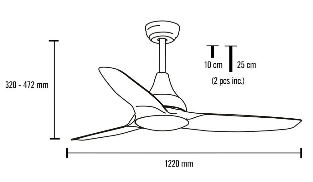 medidas ventilador leveche mimax