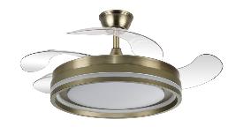 Ventilador Cerrato Fabrilamp Cuero - Motor DC Ø49-107cm