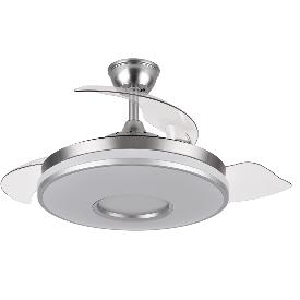 Ventilador Dani Fabrilamp Niquel - Motor DC Ø108cm