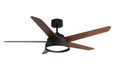 Ventilador Lebeche Marron Fabrilamp - Motor DC Ø132cm