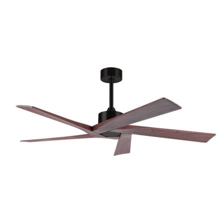 Ventilador Nadir Negro/Marrón Fabrilamp - Motor DC, Ø142cm