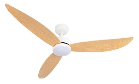 Ventilador Genil Blanco Haya Fabrilamp - Motor DC Ø132cm