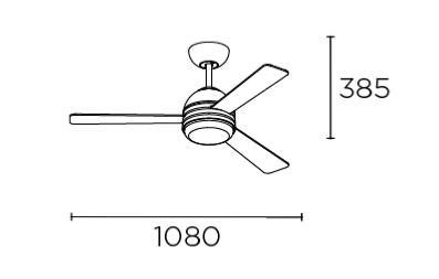 medidas ventilador kai leds-c4