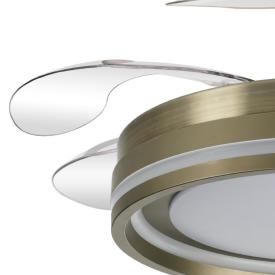 Ventilador Cerrato Fabrilamp Cuero - Motor DC Ø49-107cm