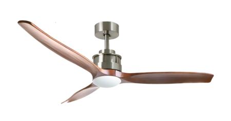 Ventilador CORON niquel nogal SUNACA - Motor DC 132cm Ø