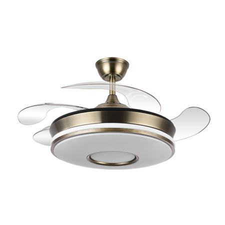 Ventilador Dani Mini Fabrilamp Cuero - Motor DC Ø40-91cm