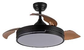 Ventilador OLIMPIA Negro Fabrilamp - Motor DC Ø109cm