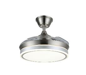 Ventilador retractil Ambra-S P&B Niquel - Motor DC. 40-92cmØ.