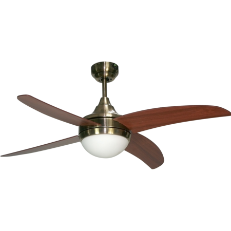 Ventilador OSIRIS Cuero - Fabrilamp. Motor DC. Ø 117cm.
