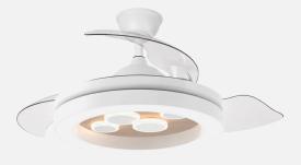 Ventilador Cupido Fabrilamp Blanco - Motor DC Ø107cm