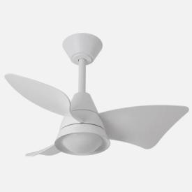 Ventilador Jaguar Blanco Fabrilamp - Motor DC. 96cm Ø. Luz LED