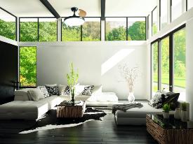 Ventilador MDC - Pisa Negro aspas retractiles 107cm.Ø
