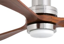 Ventilador Lantau G FARO aspa nogal luz LED 168cm. Ø