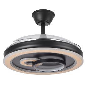 Ventilador Sultan Fabrilamp Negro - Motor DC Ø107cm