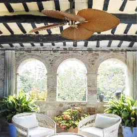 Ventilador CUBA Oro viejo - FARO Ø132cm