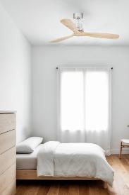 Ventilador LANTAU L FARO niquel/pino - Sin luz Ø132cm.